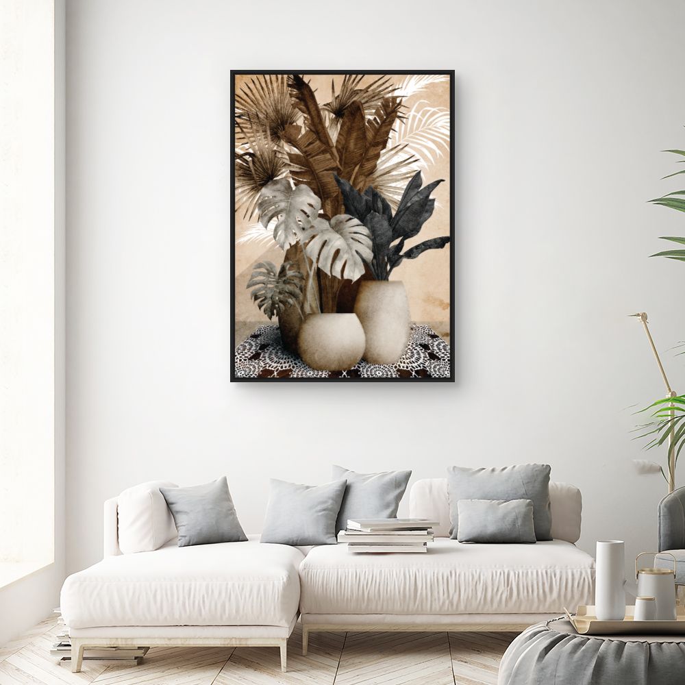 Tableau Feuillage exotique élégant