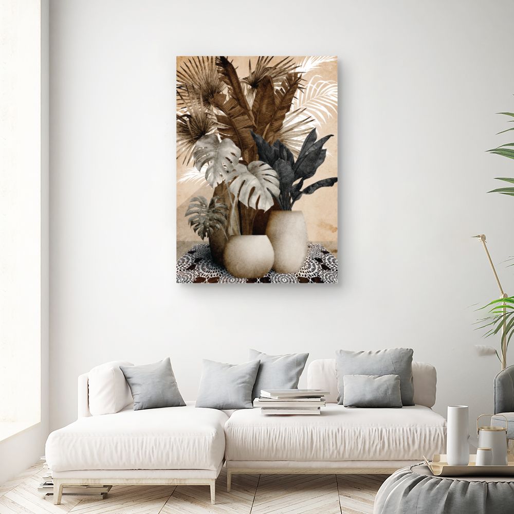Tableau Feuillage exotique élégant