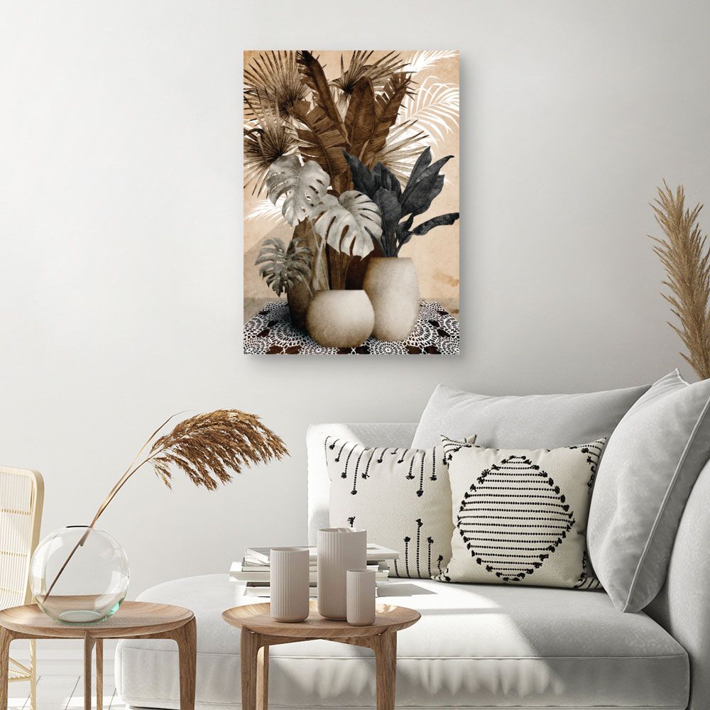 Tableau Feuillage exotique élégant