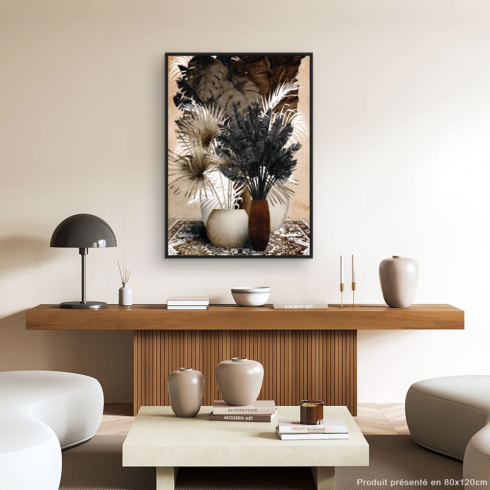 Tableau Feuillage exotique