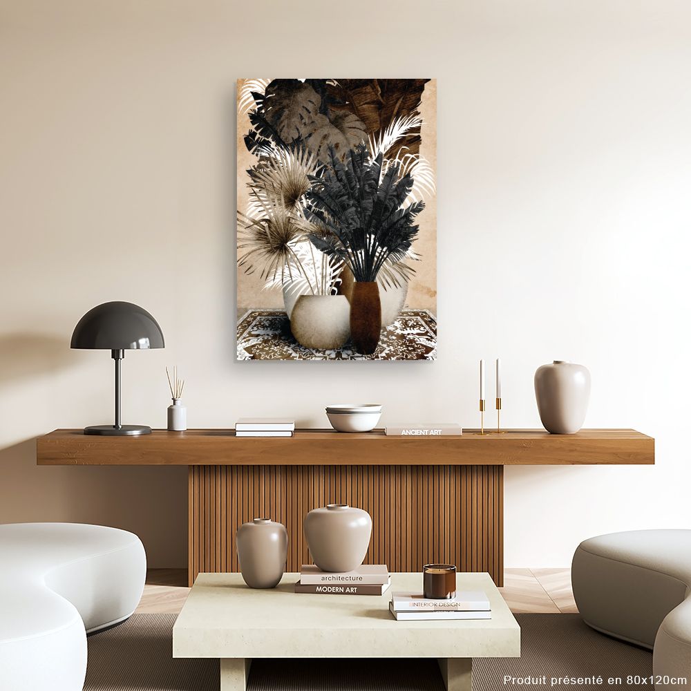 Tableau Feuillage exotique