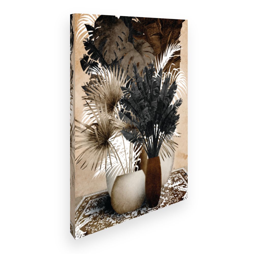 Toile Feuillage exotique