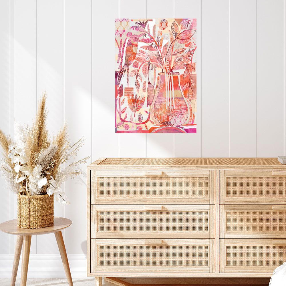 Affiche Feuillage exotique