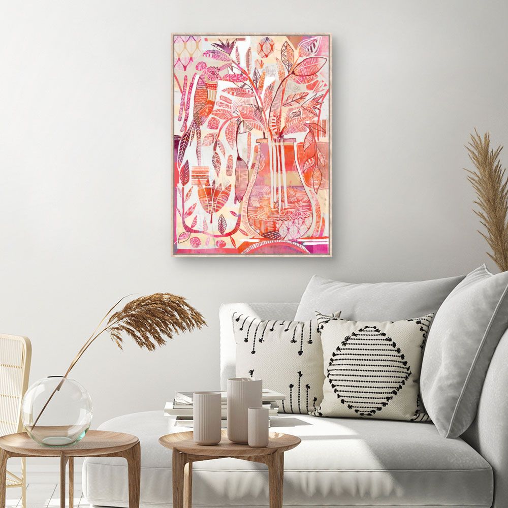 Tableau Jardin exotique