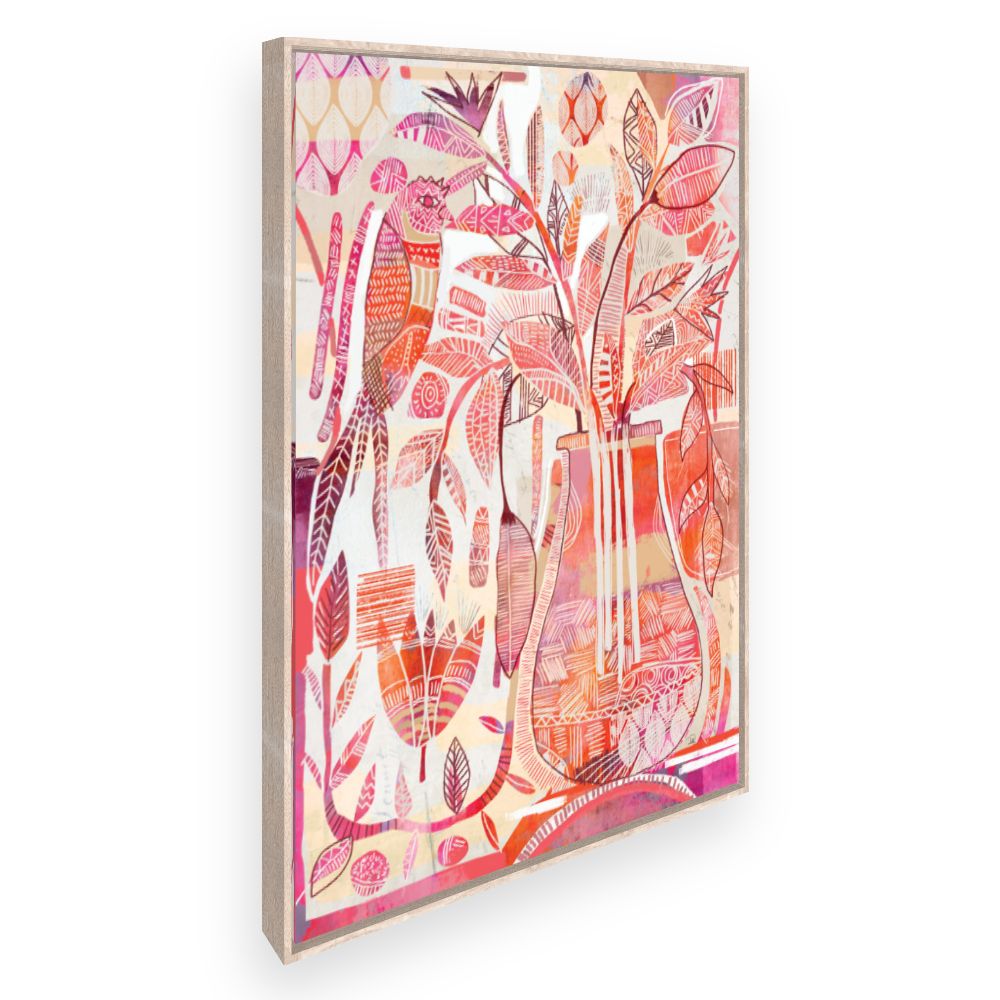 Toile Jardin exotique