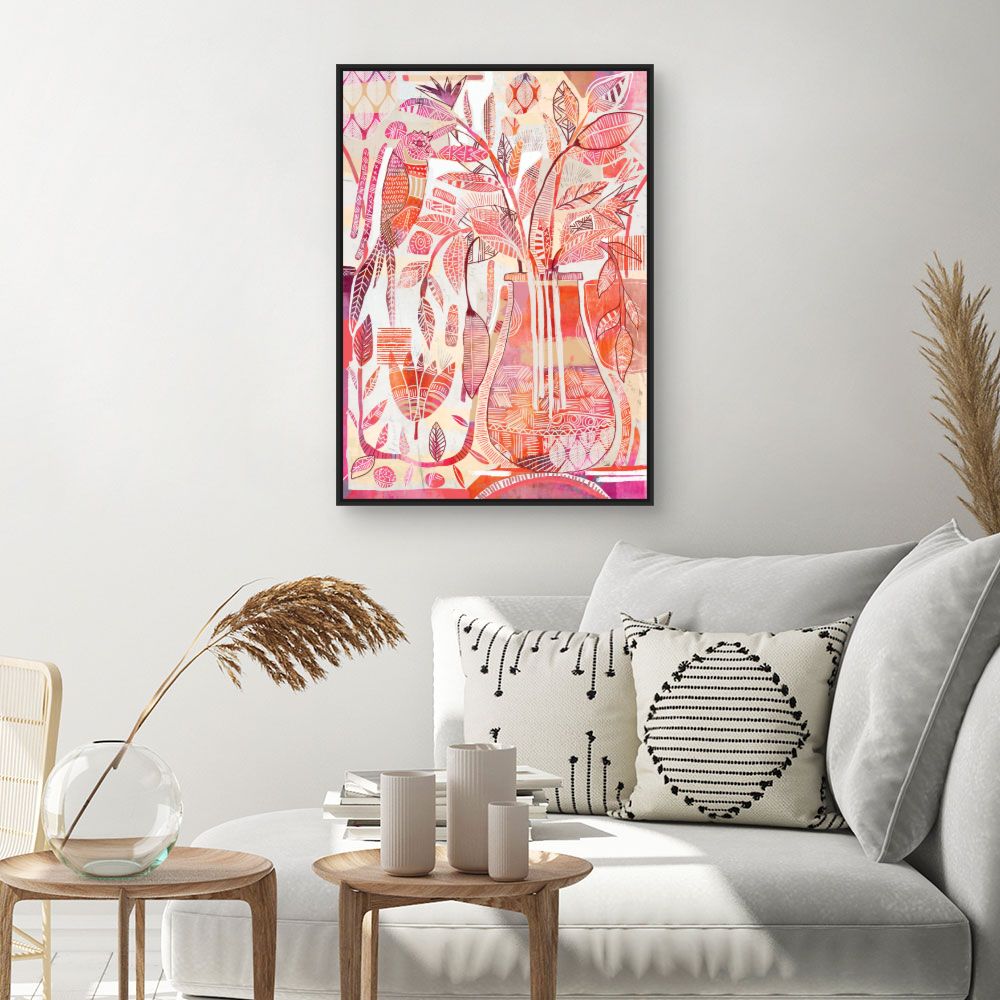 Tableau Jardin exotique