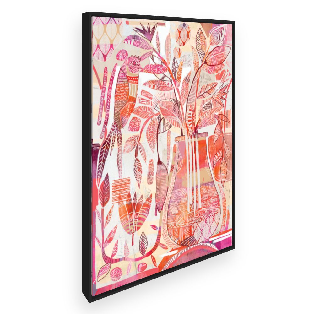 Toile Jardin exotique