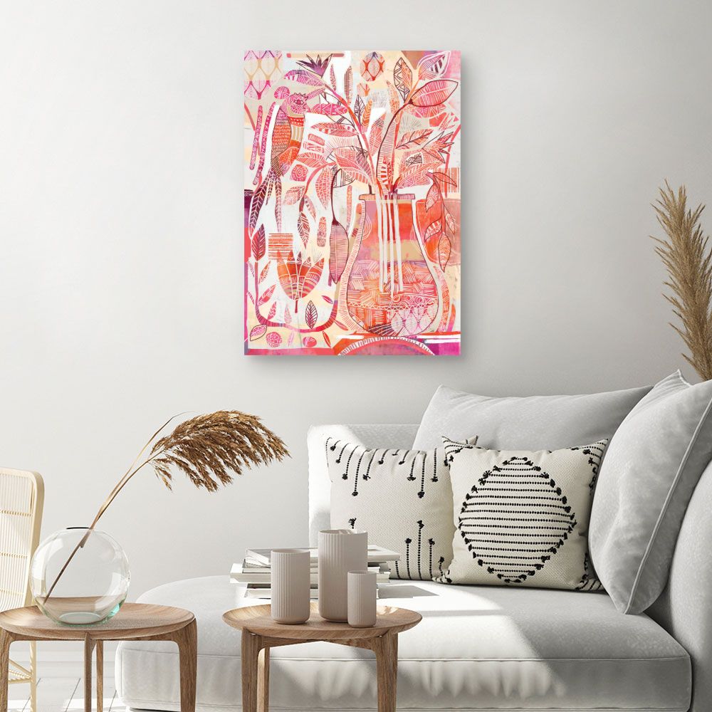 Tableau Jardin exotique