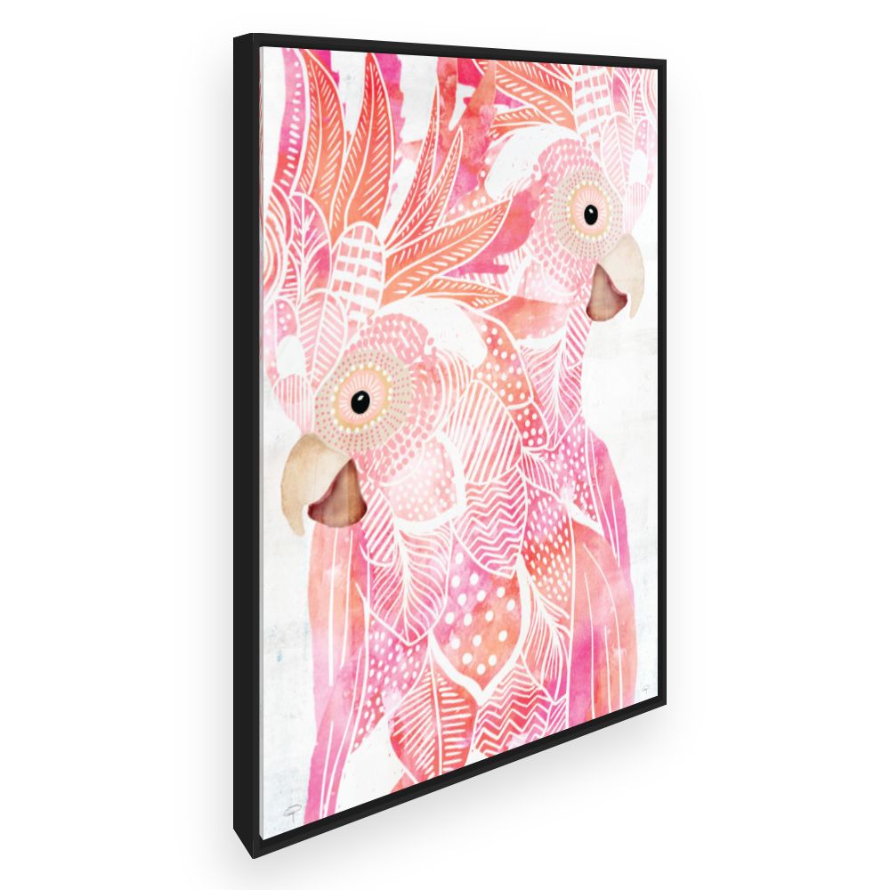 Toile Perroquets exotiques