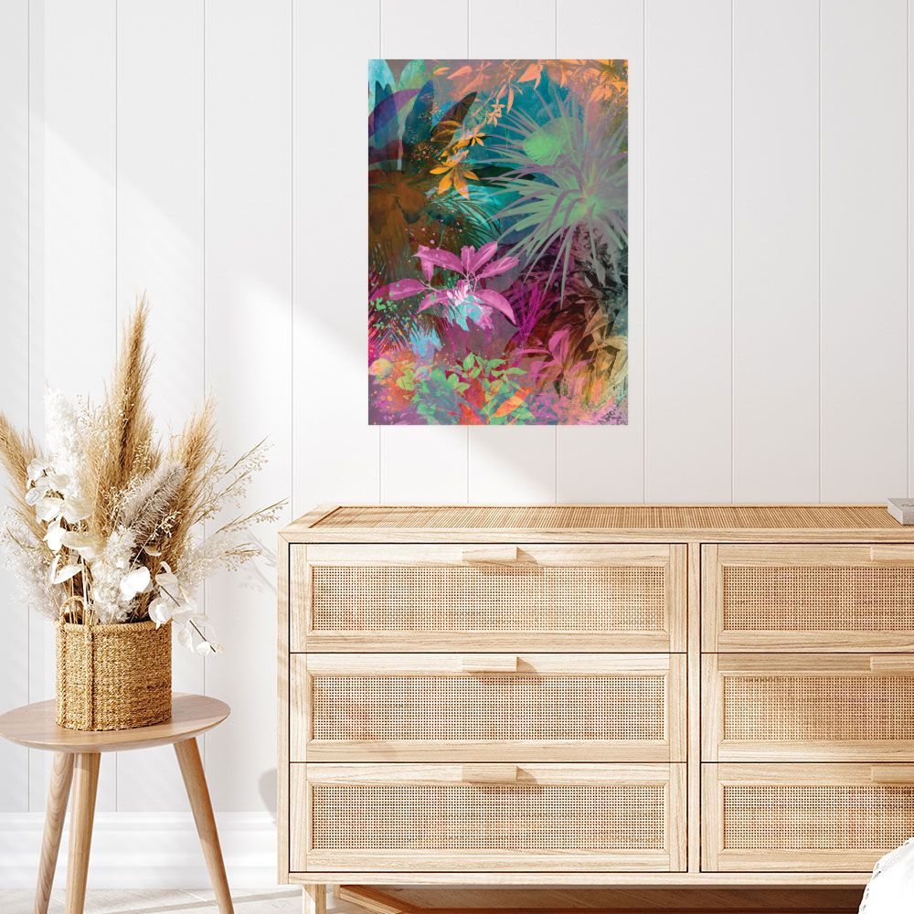 Affiche Jungle psychédélique
