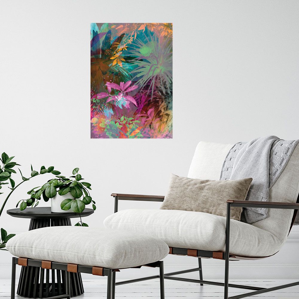 Affiche Jungle psychédélique