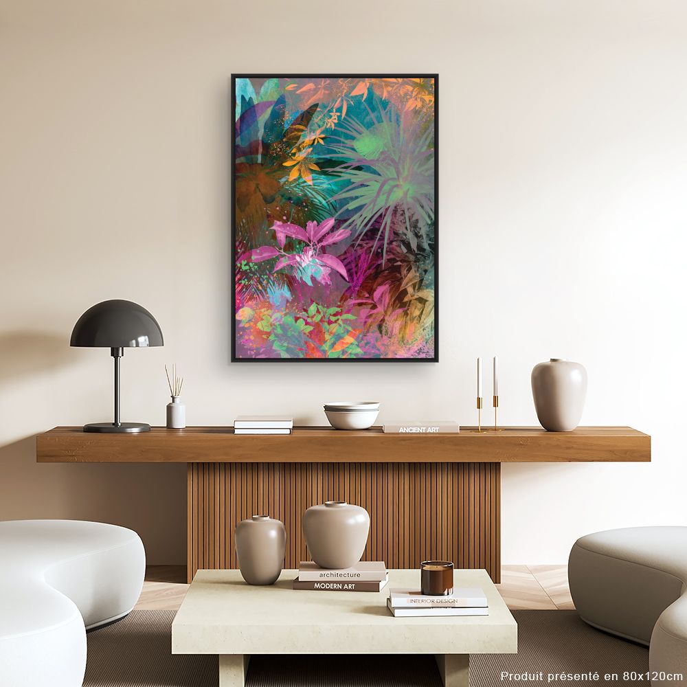 Tableau Jungle vibrante
