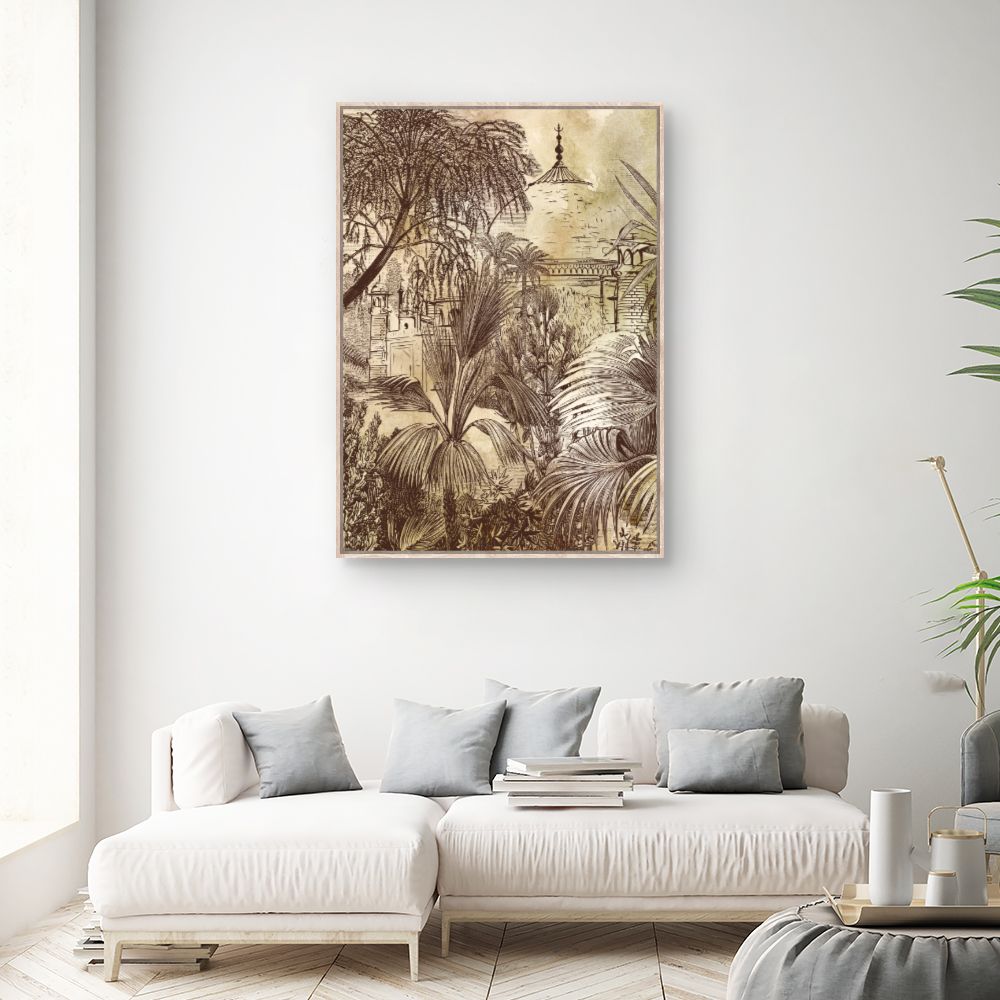 Tableau Paysage exotique