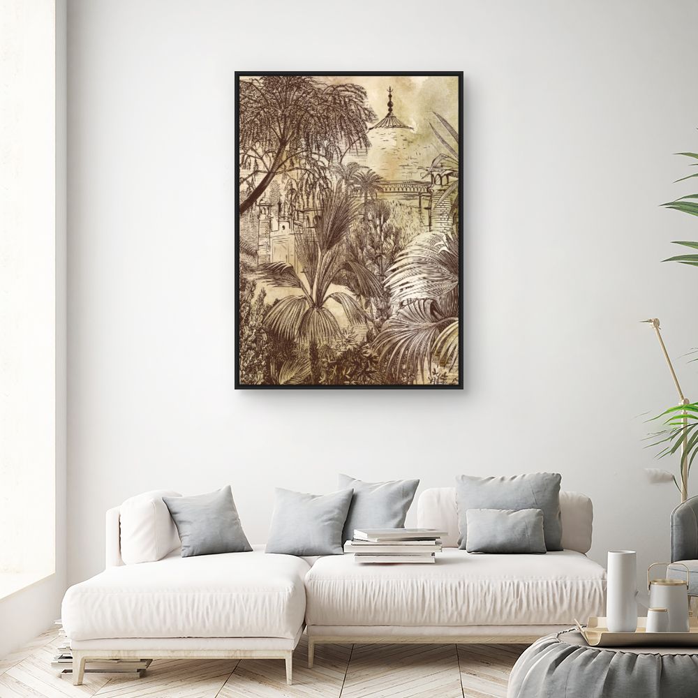 Tableau Paysage exotique