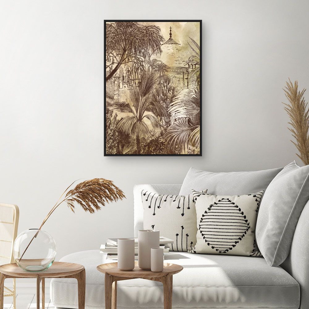 Tableau Paysage exotique