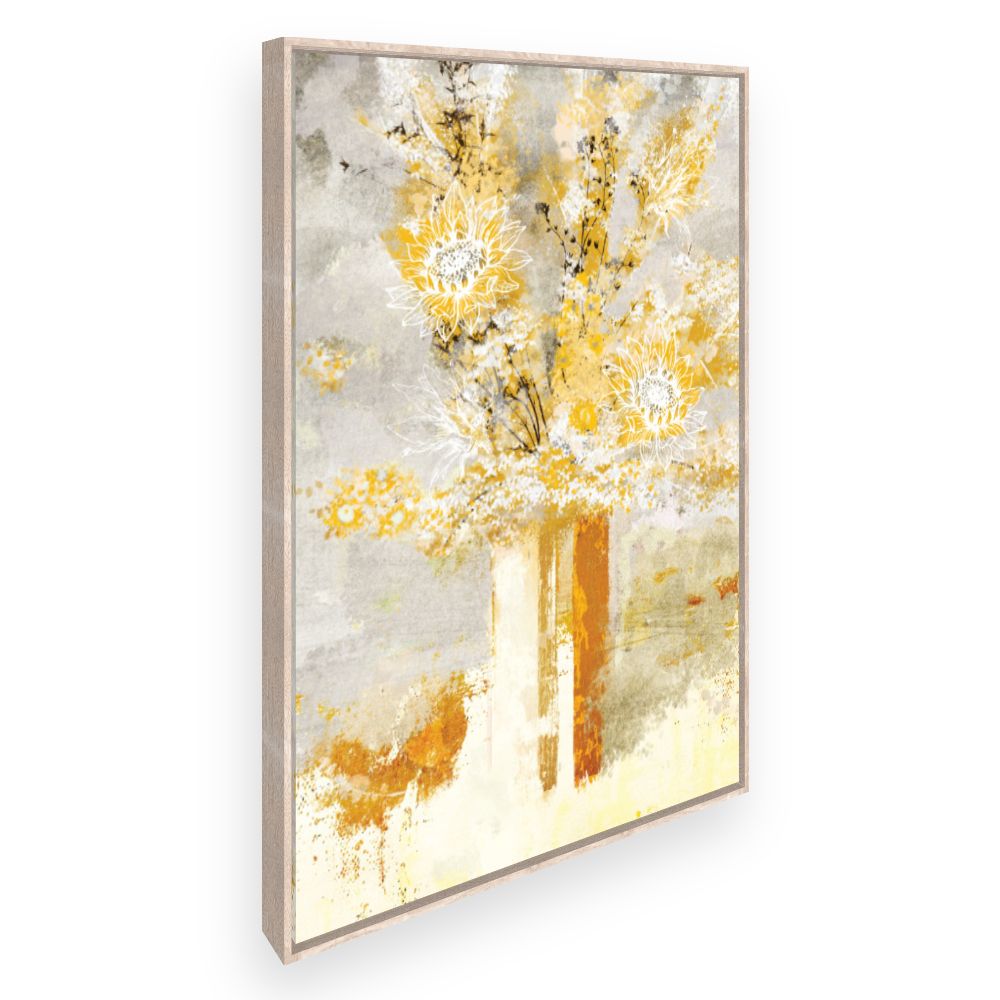 Toile Fleurs abstraites