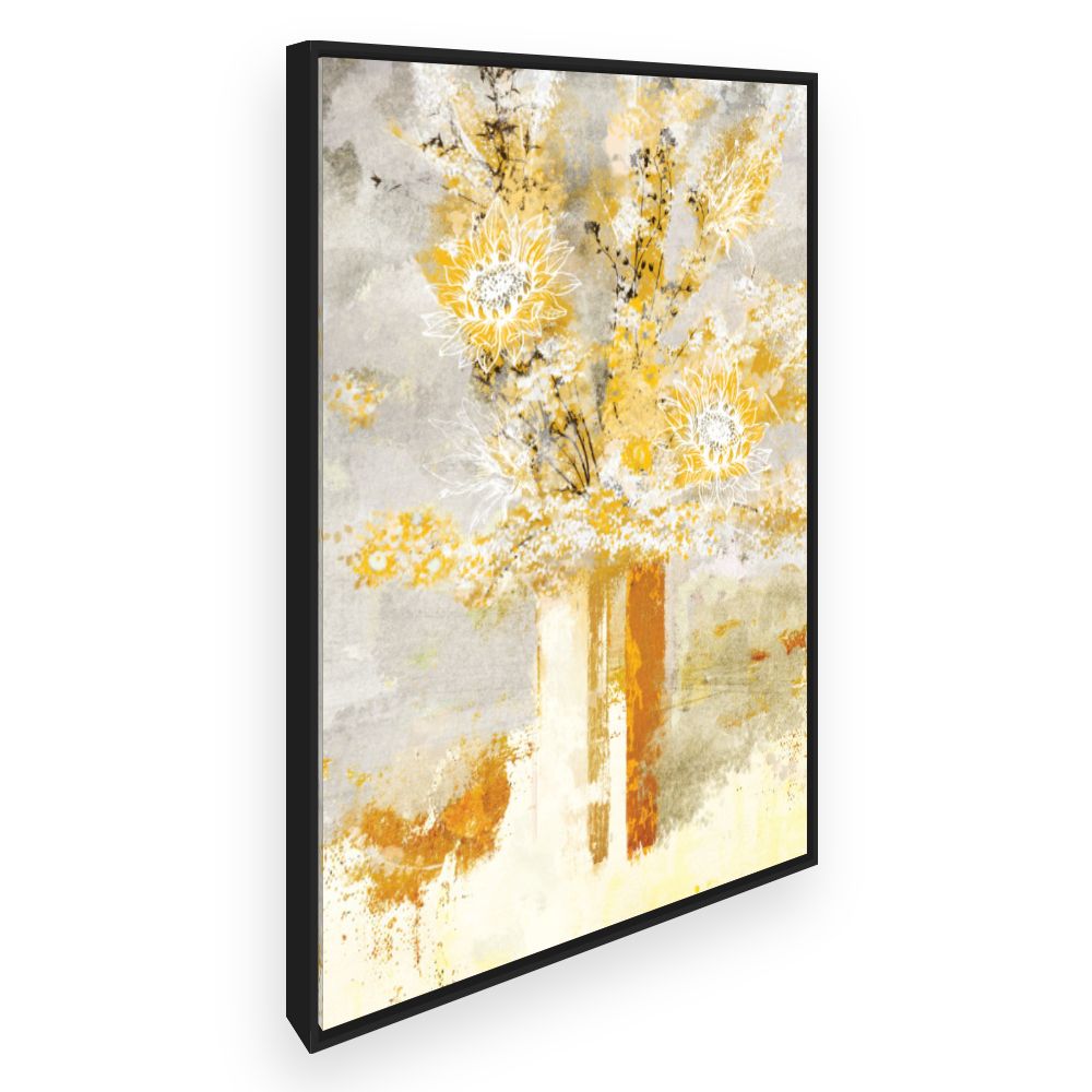 Toile Fleurs abstraites