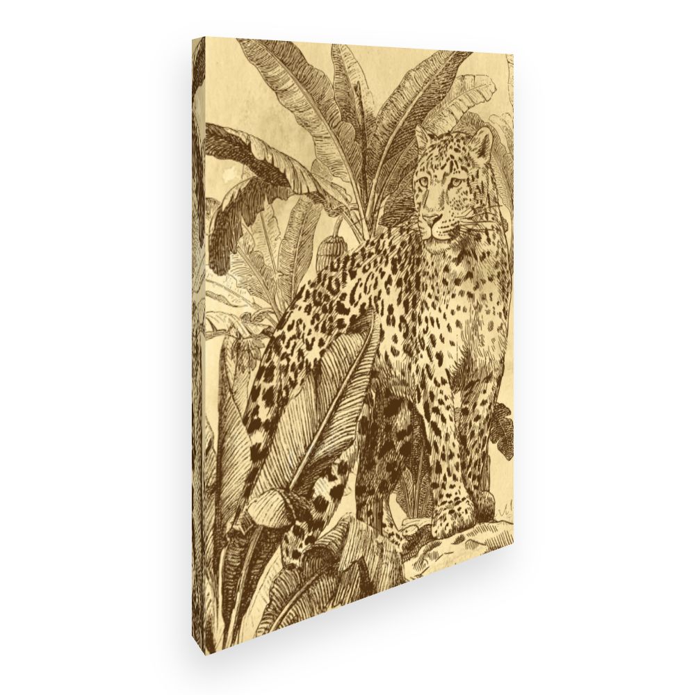Toile Jungle féline majestueuse