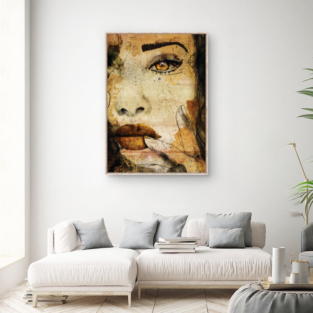 Tableau Portrait artistique mystérieux