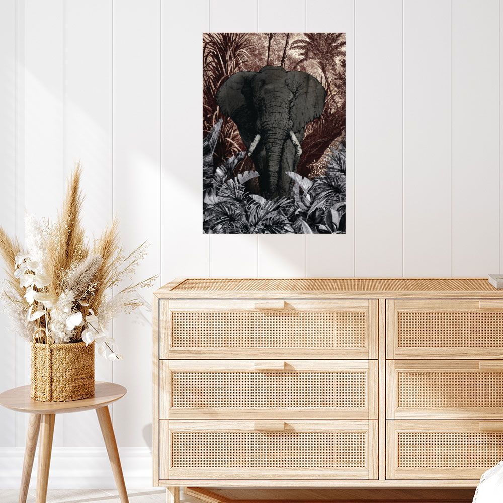 Affiche Éléphant majestueux