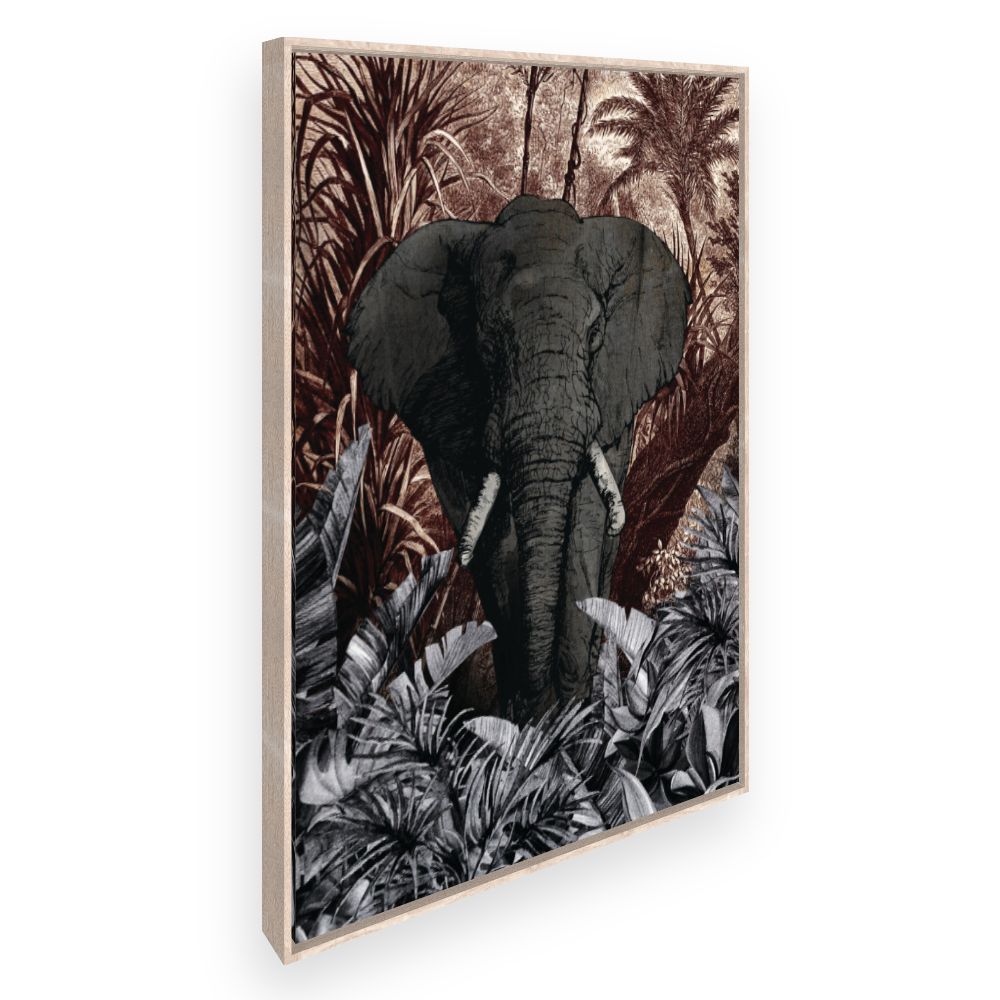 Toile Éléphant majestueux