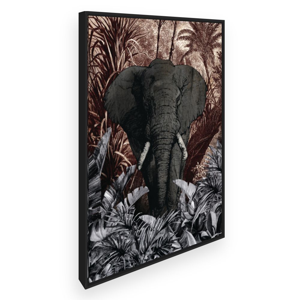 Toile Éléphant majestueux