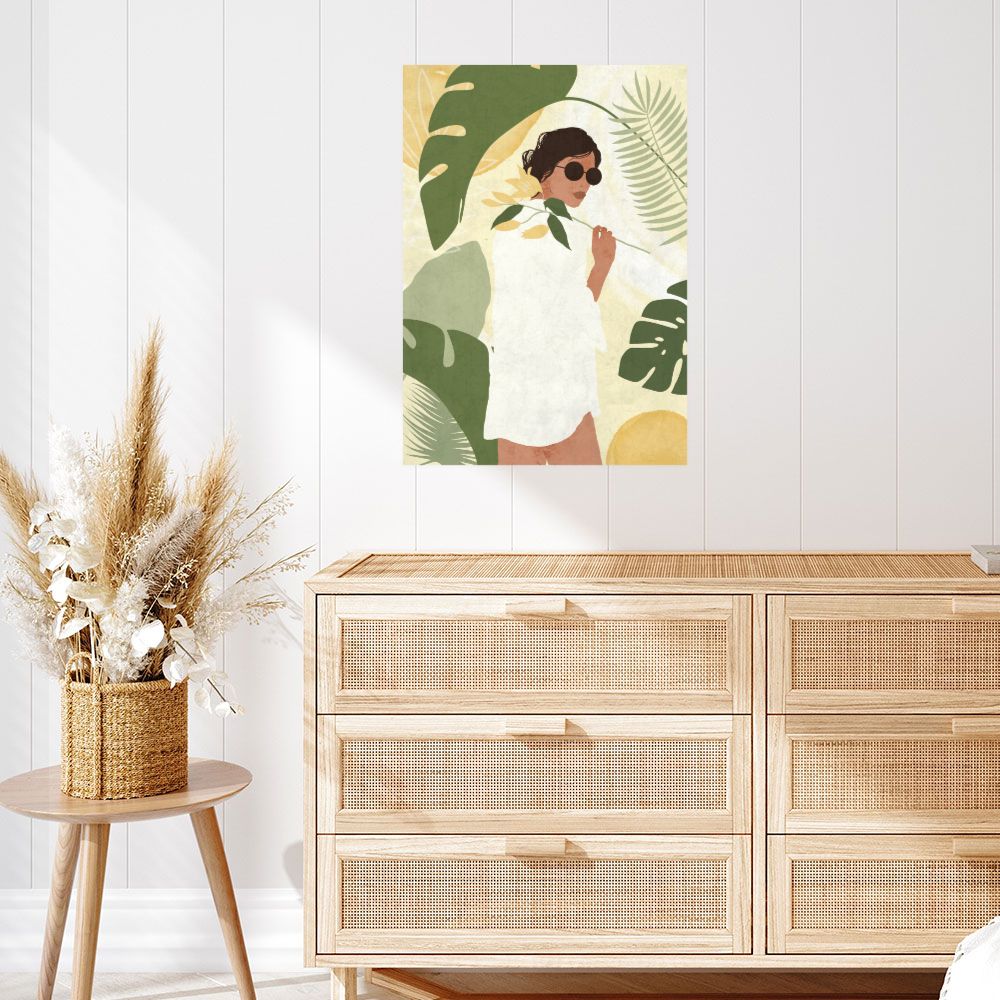 Affiche Élégance tropicale