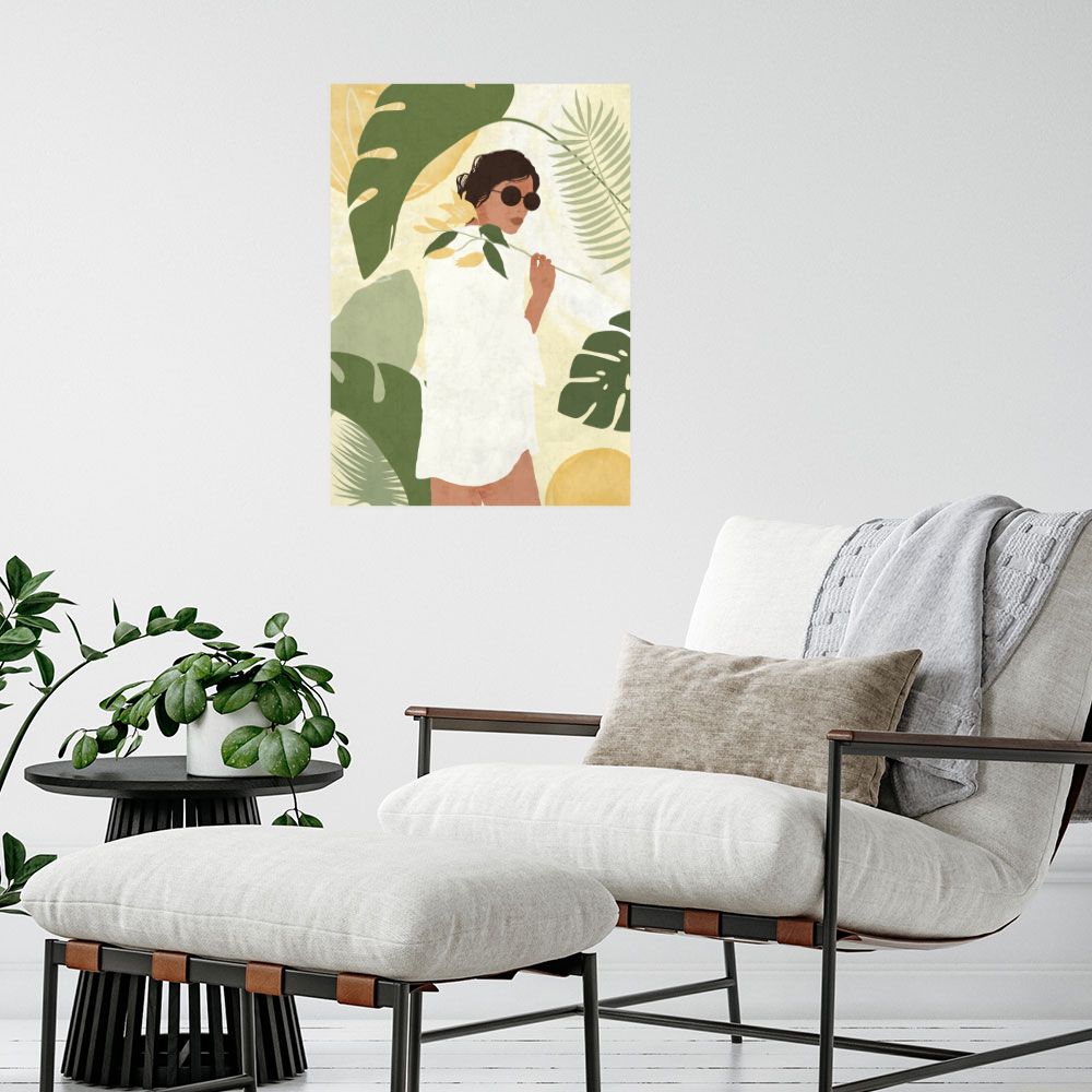 Affiche Élégance tropicale