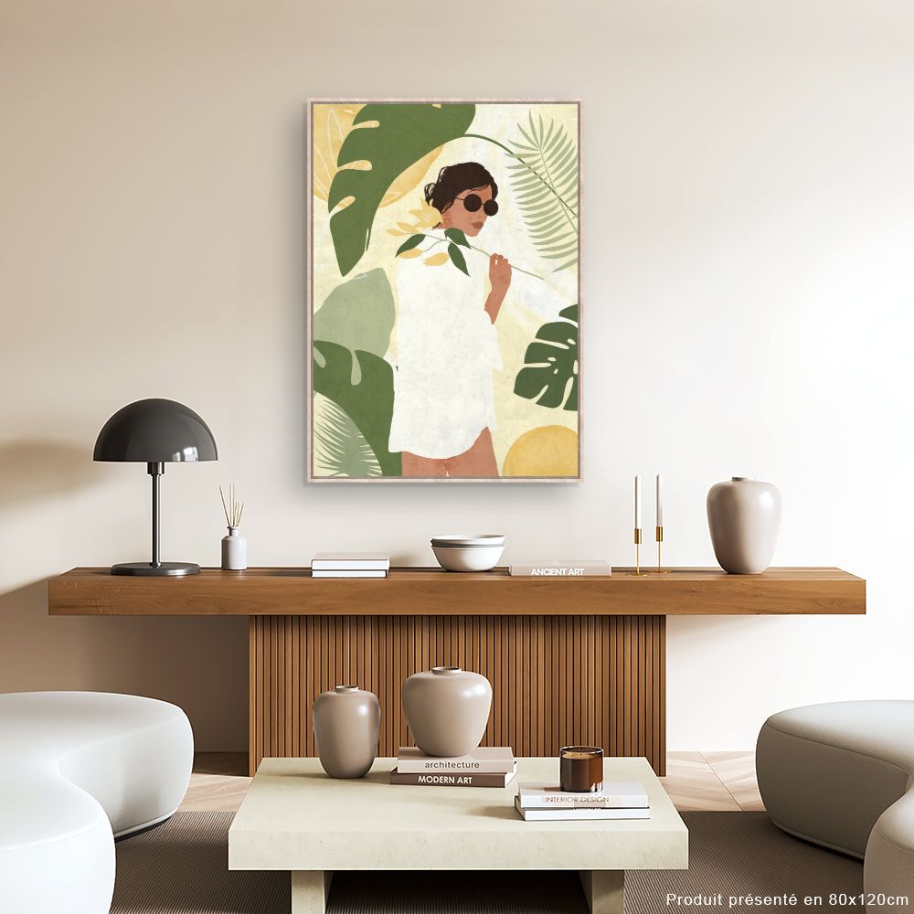 Tableau Élégance tropicale