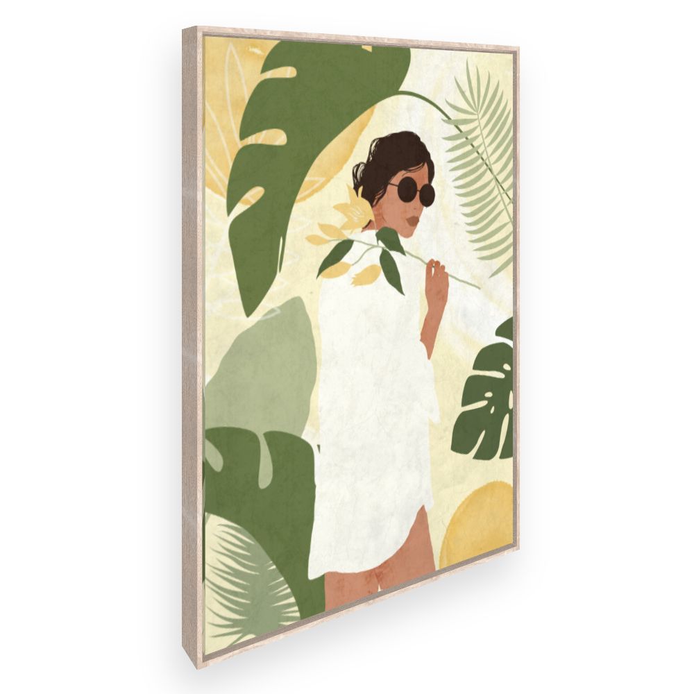 Toile Élégance tropicale