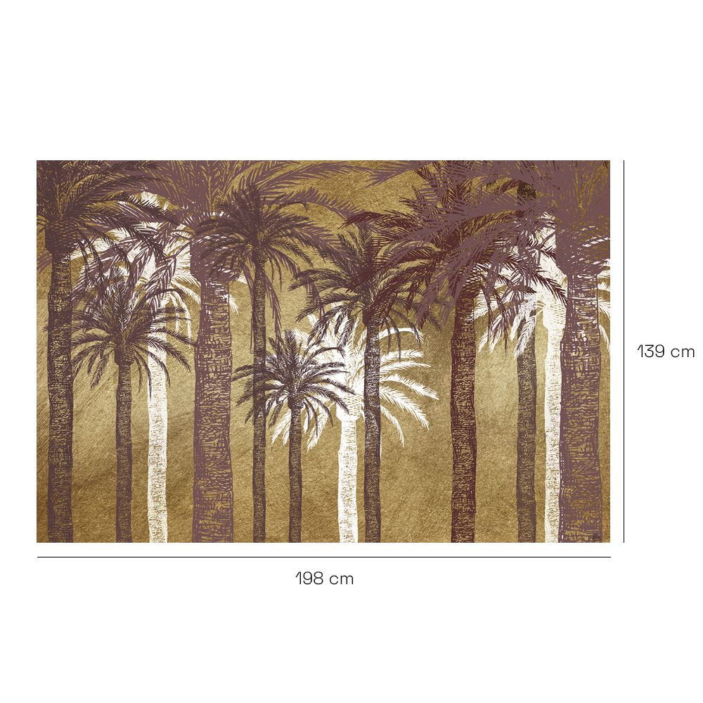 Tapis n°189 Palmiers élégants