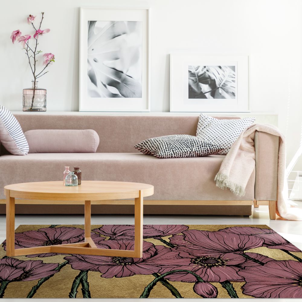Tapis n°190 Élégance florale classique