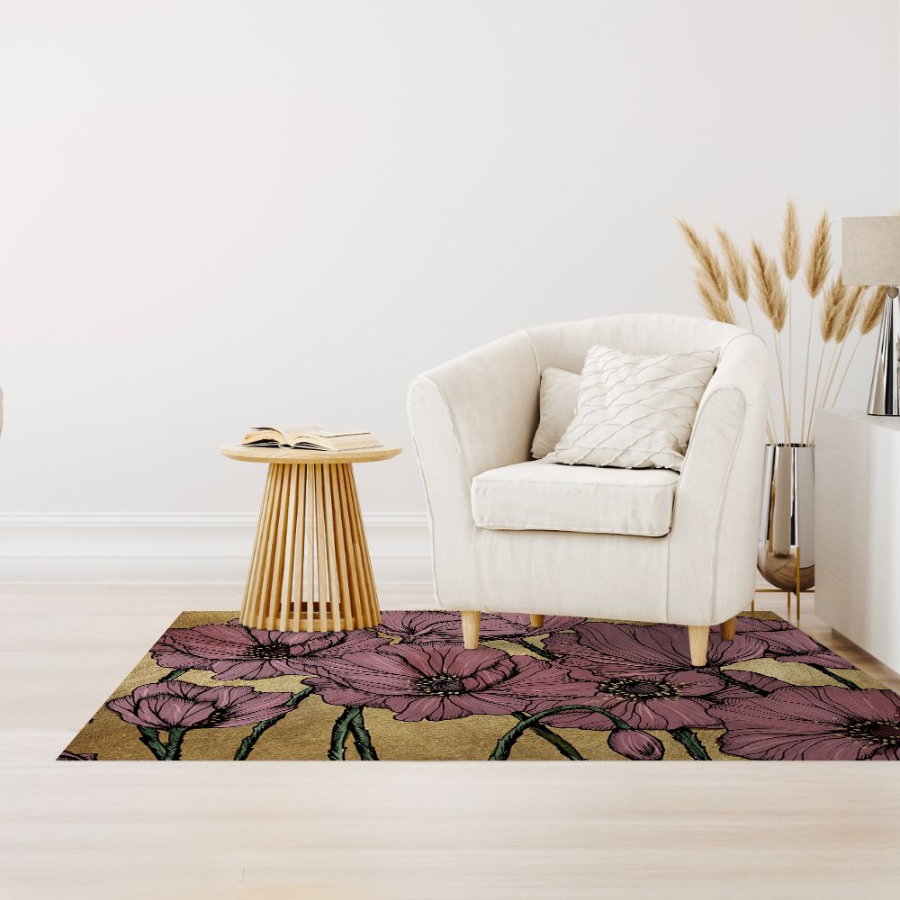 Tapis n°190 Élégance florale classique