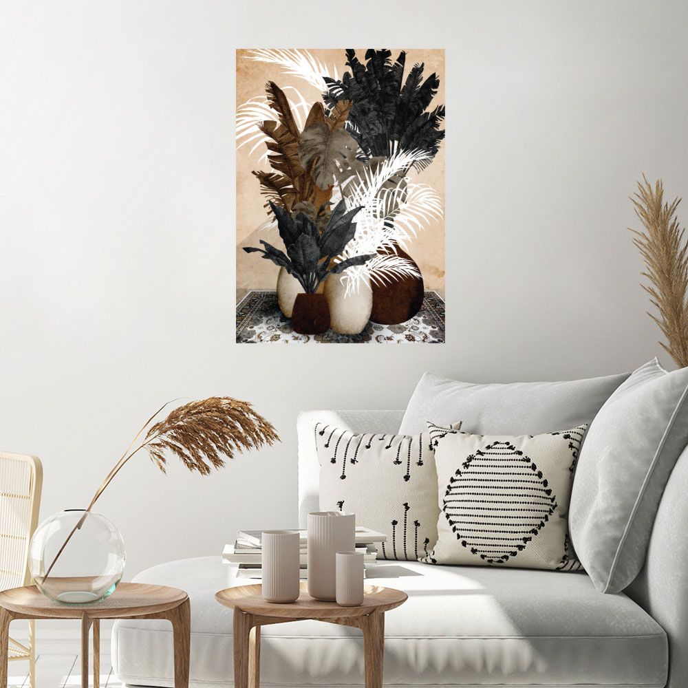 Affiche Feuillage exotique