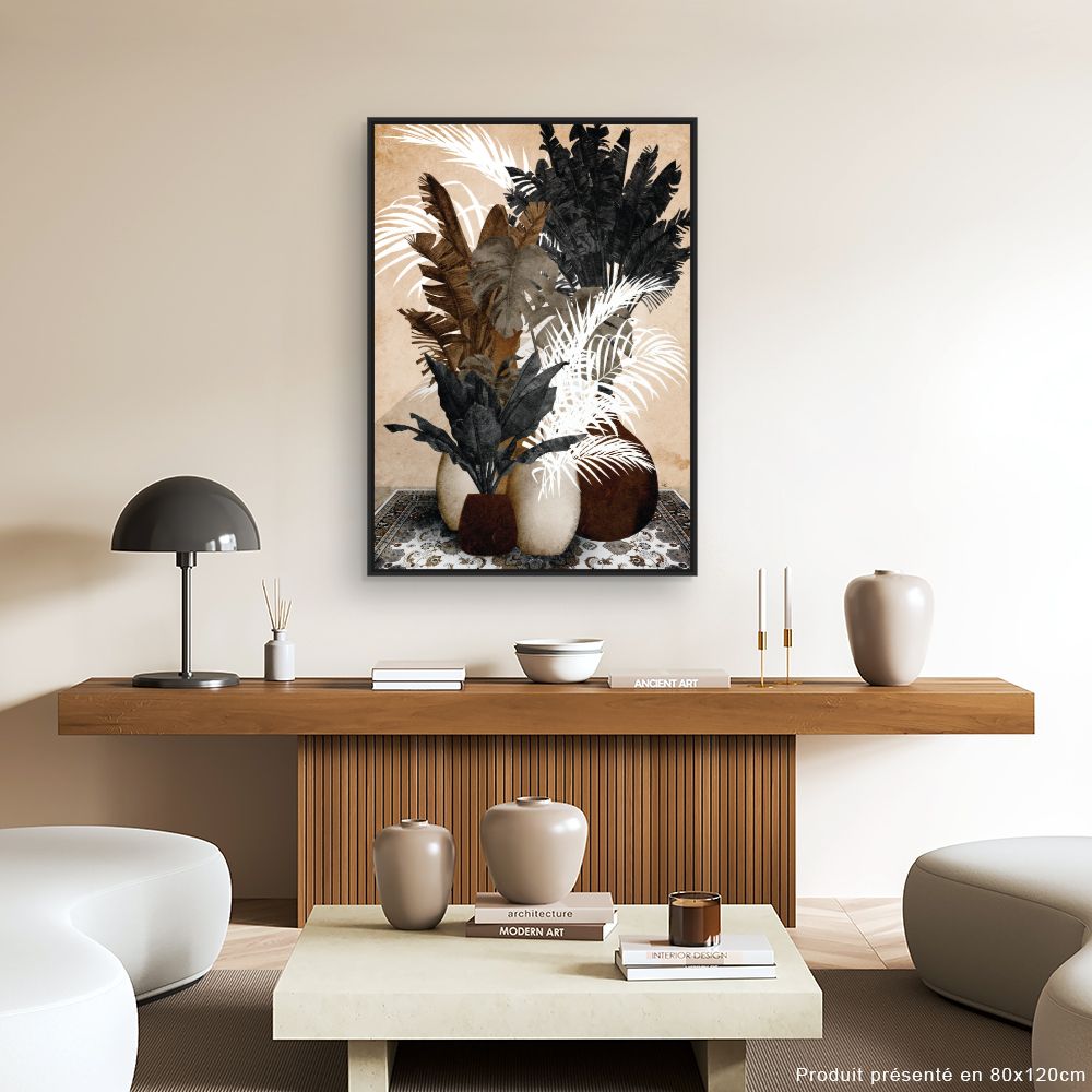 Tableau Feuillage exotique
