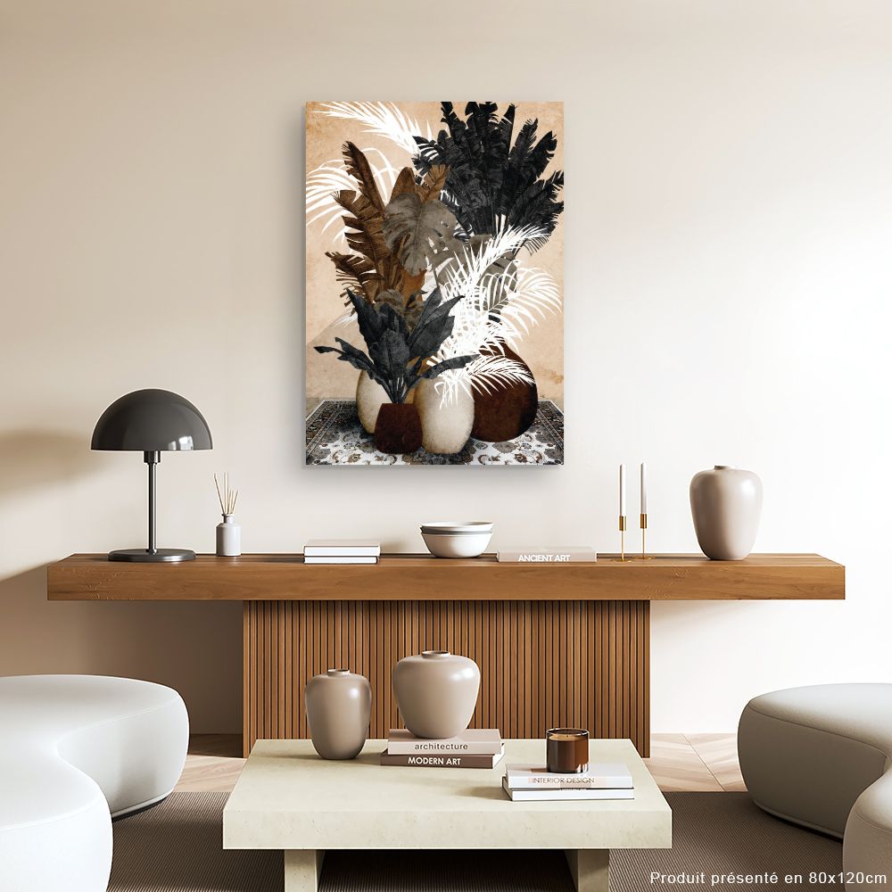 Tableau Feuillage exotique