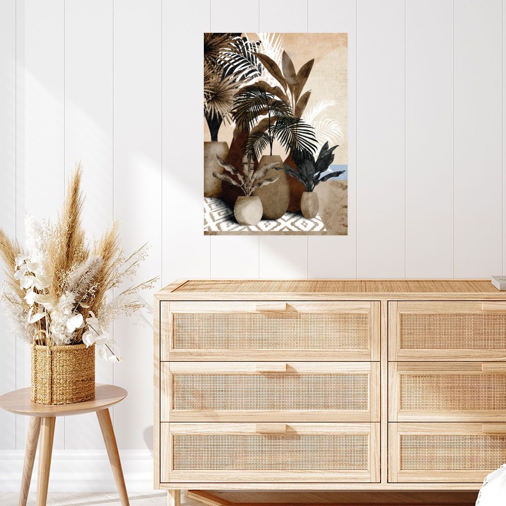 Affiche Feuillage exotique