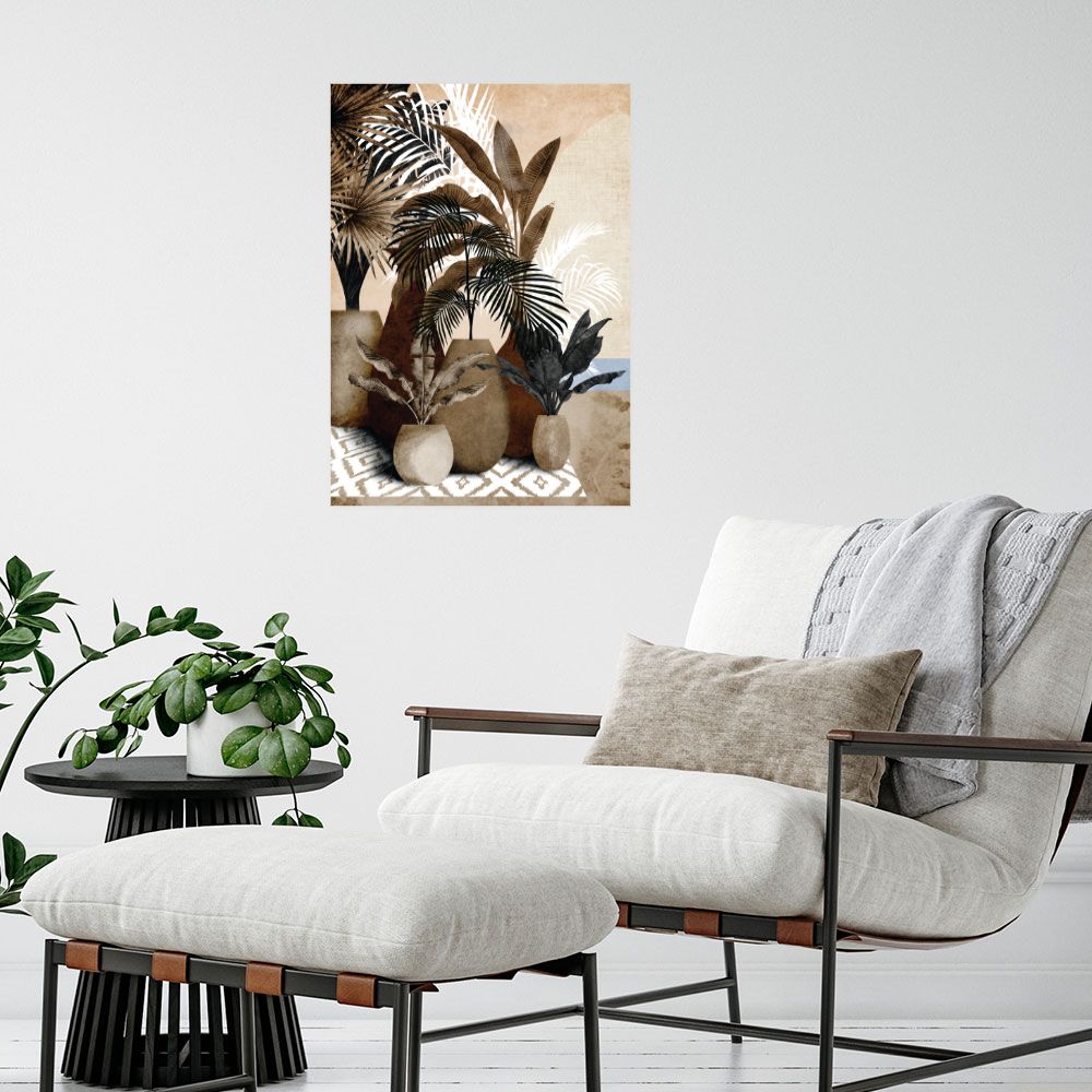 Affiche Feuillage exotique