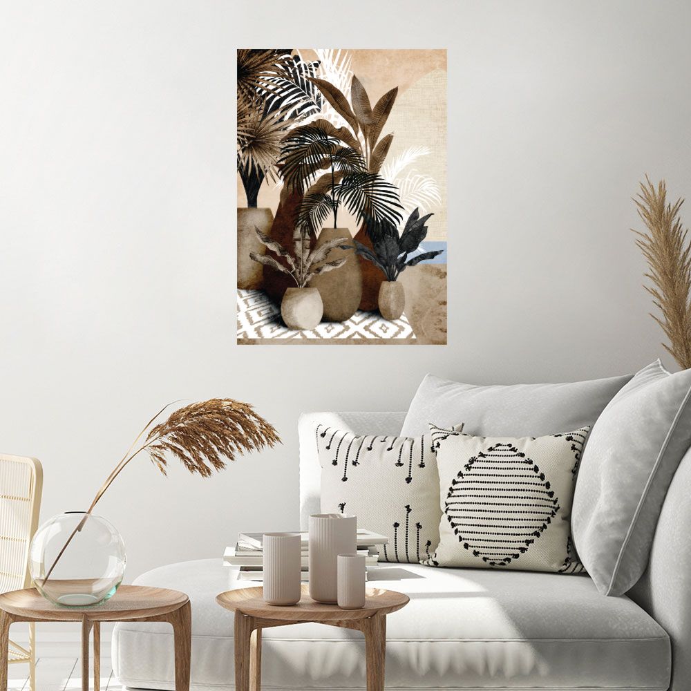 Affiche Feuillage exotique