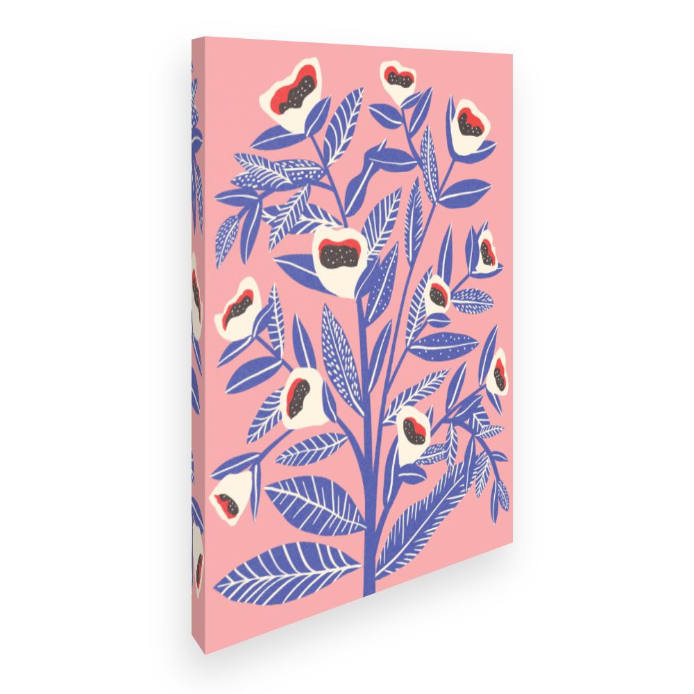 Toile Illustration florale