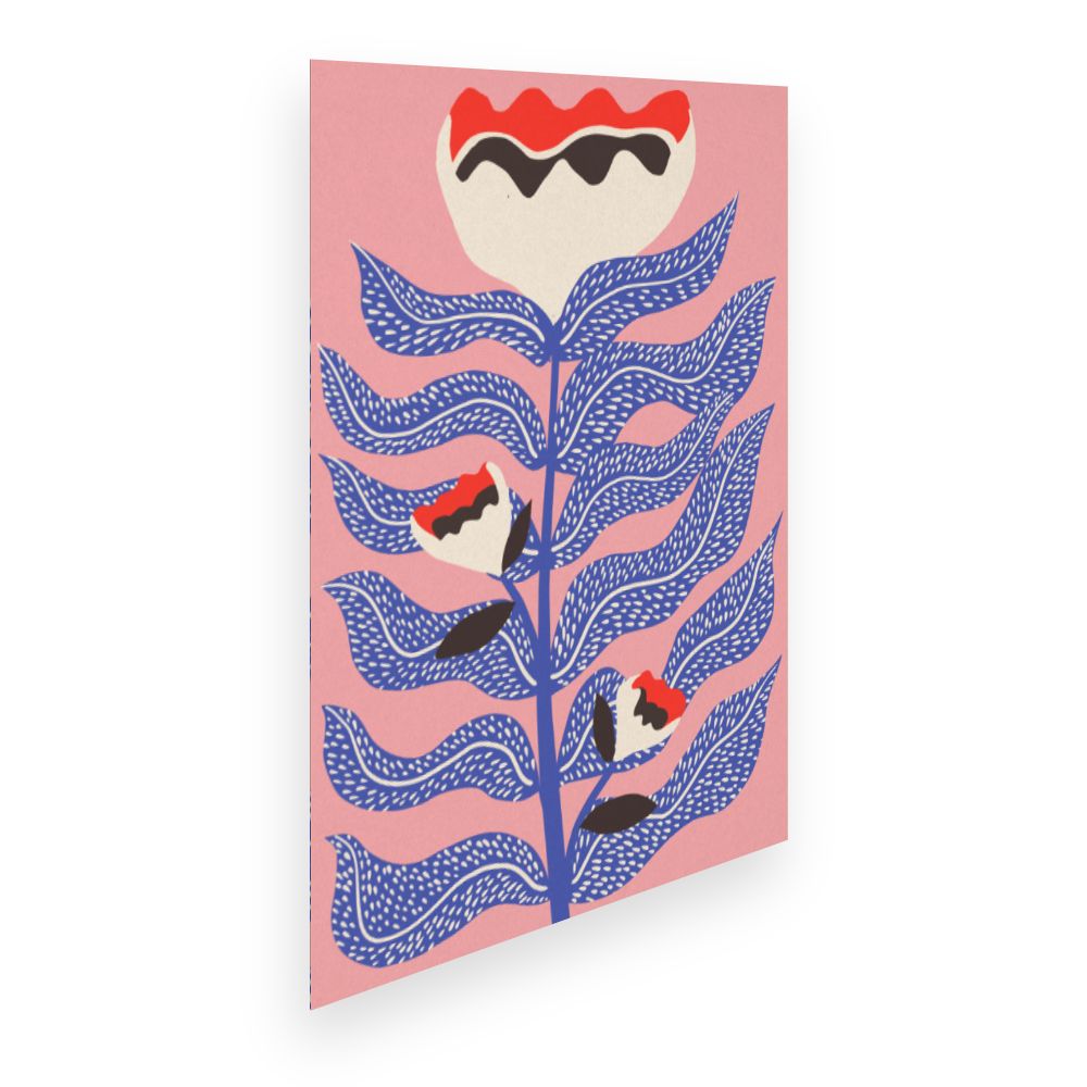 Affiche Fleurs abstraites élégantes