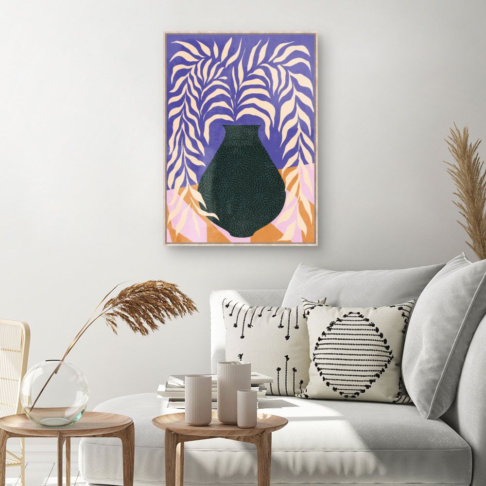 Tableau Pot abstrait élégant