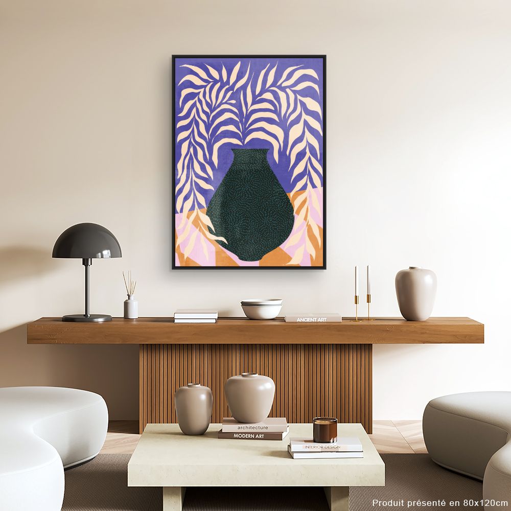 Tableau Pot abstrait élégant