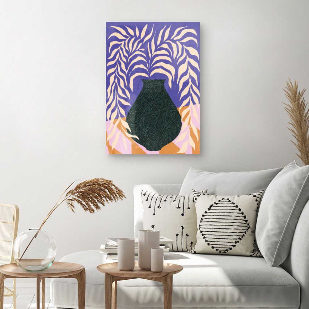 Tableau Pot abstrait élégant