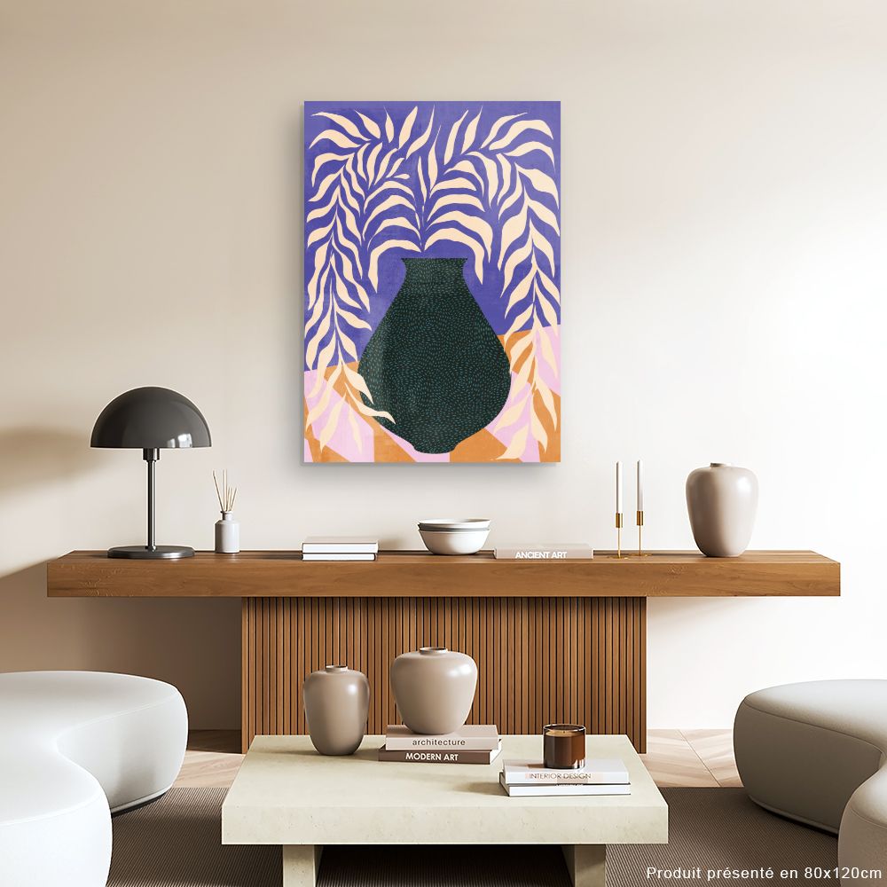 Tableau Pot abstrait élégant