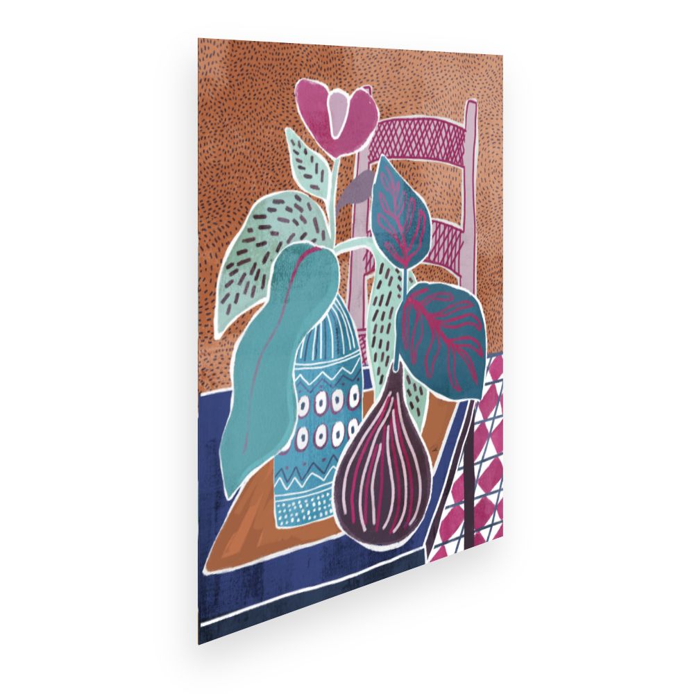 Affiche Chic floral vibrant