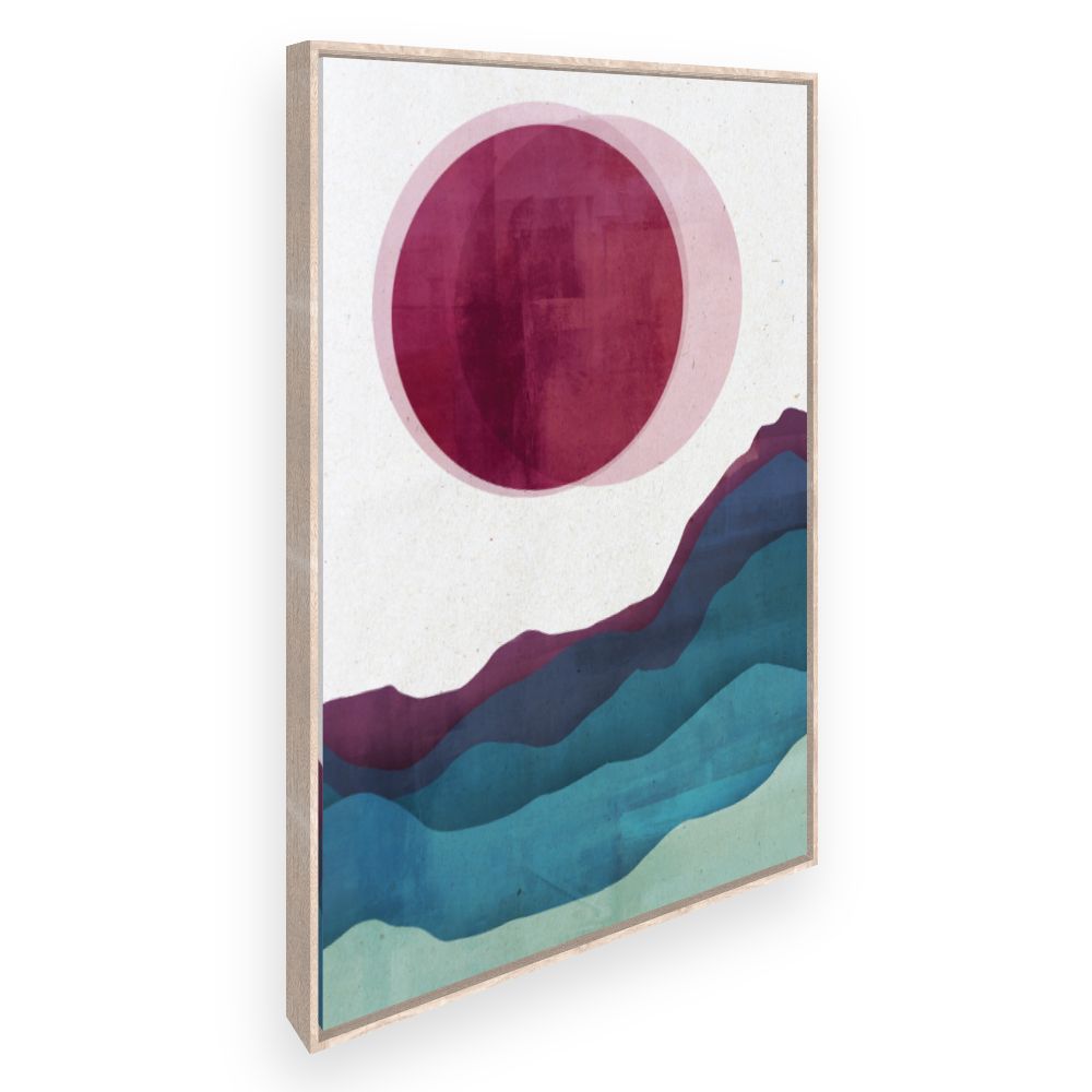 Toile Paysage abstrait serein