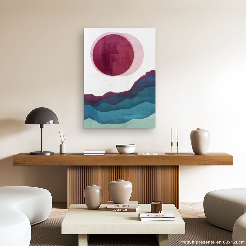 Tableau Paysage abstrait serein