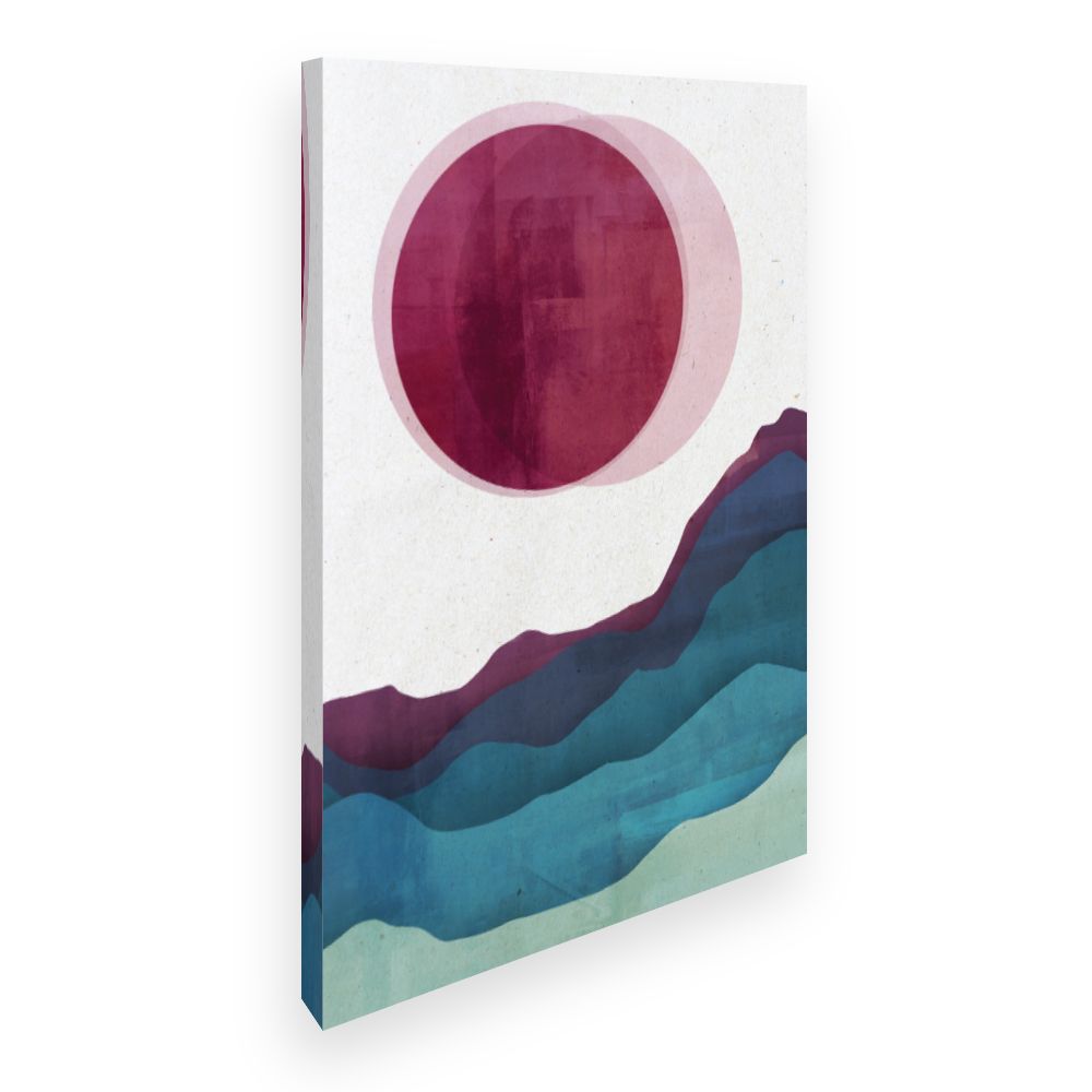 Toile Paysage abstrait serein