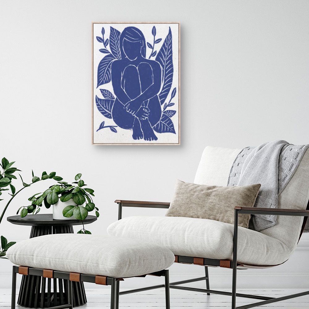 Tableau Silhouette végétale élégante